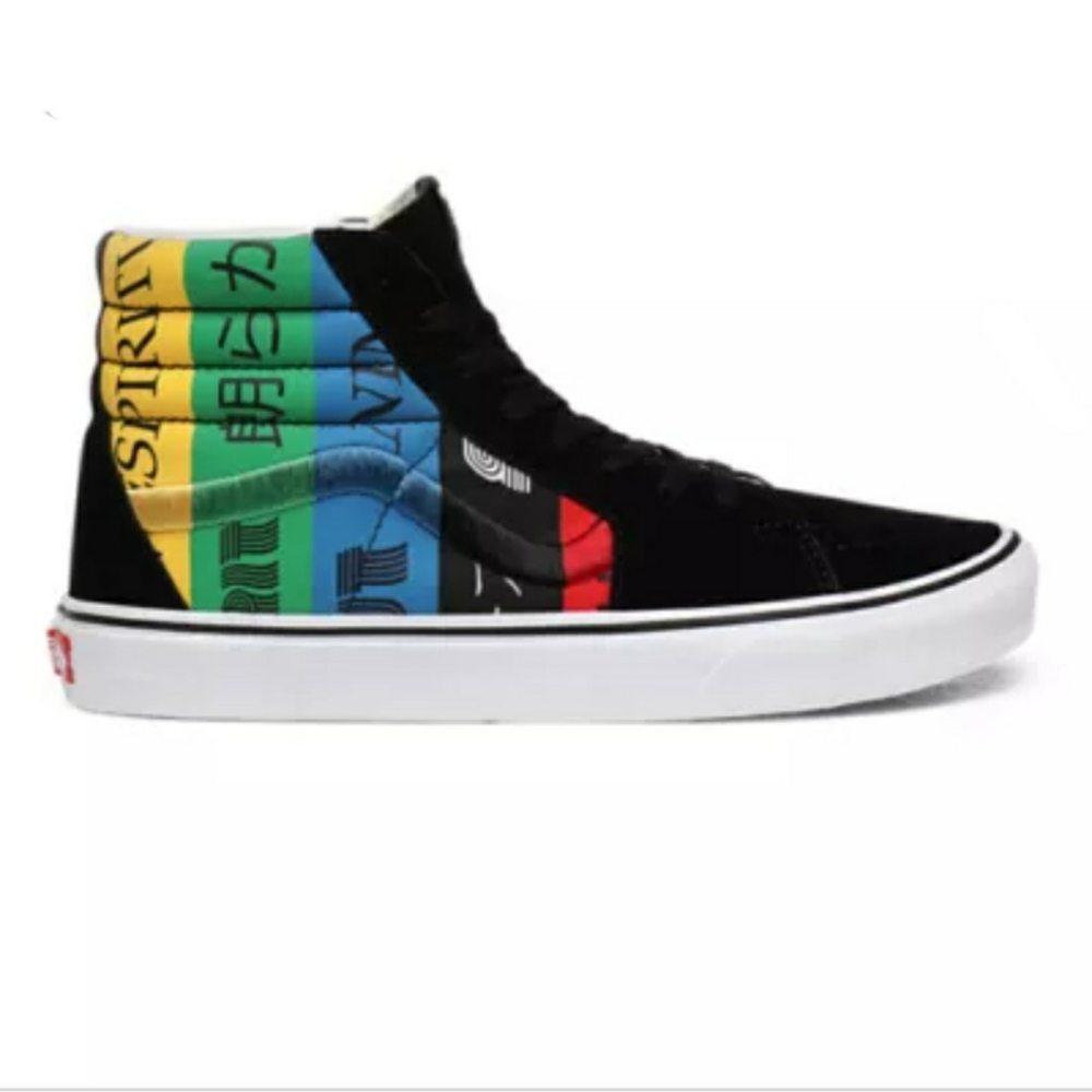 VANS HI SK8 PATTERN SNEAKERS 8.5